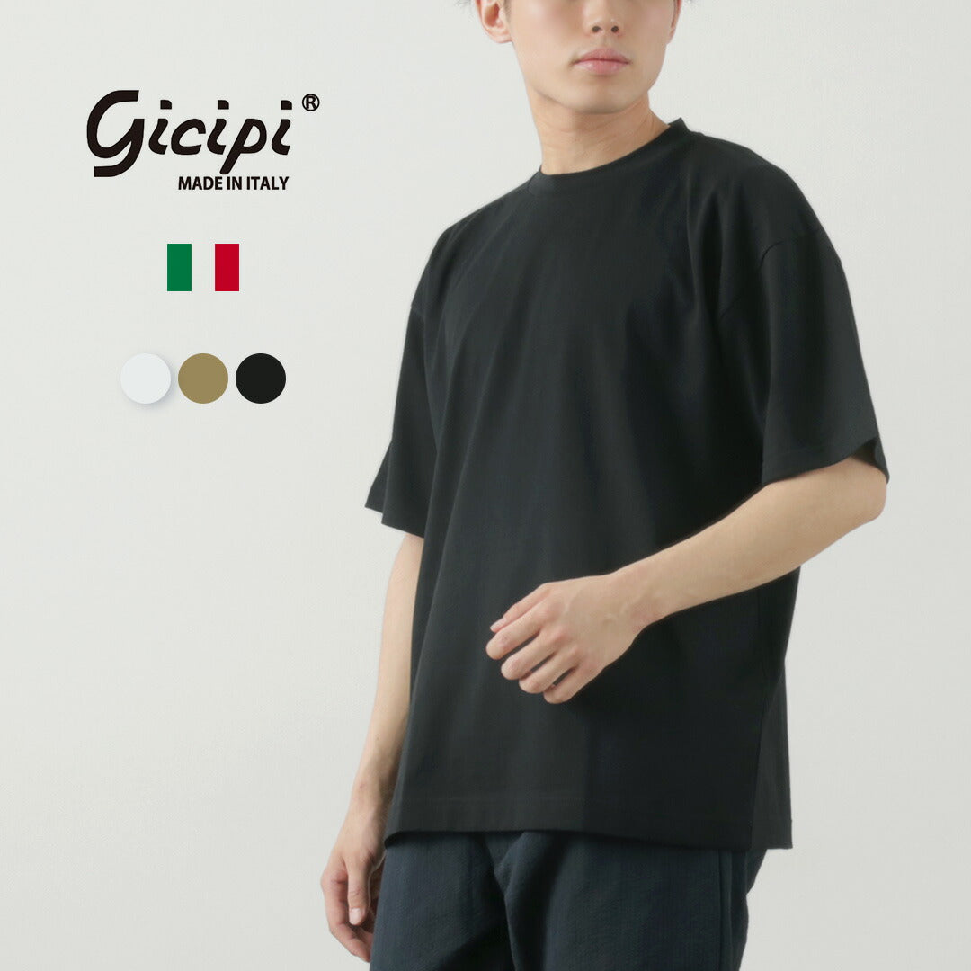 GICIPI(ジチピ) グラーンキオ クルーネック リラックスフィット Tシャツ