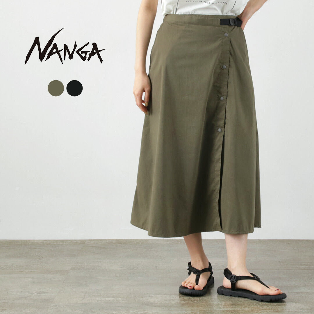 【30%OFF】NANGA(ナンガ) ヒノック リップストップ ラップ スカート