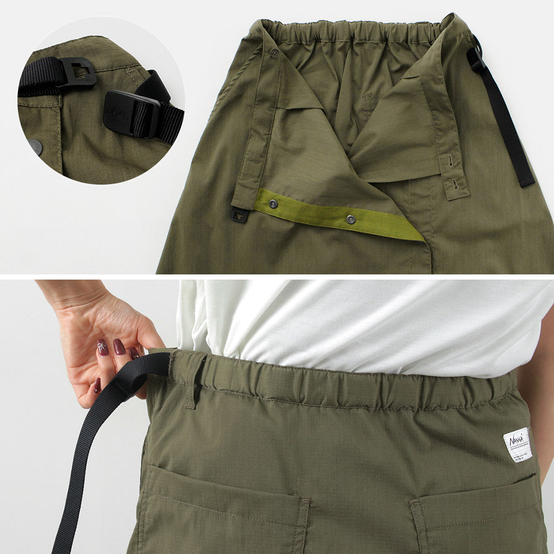 【30%OFF】NANGA(ナンガ) ヒノック リップストップ ラップ スカート