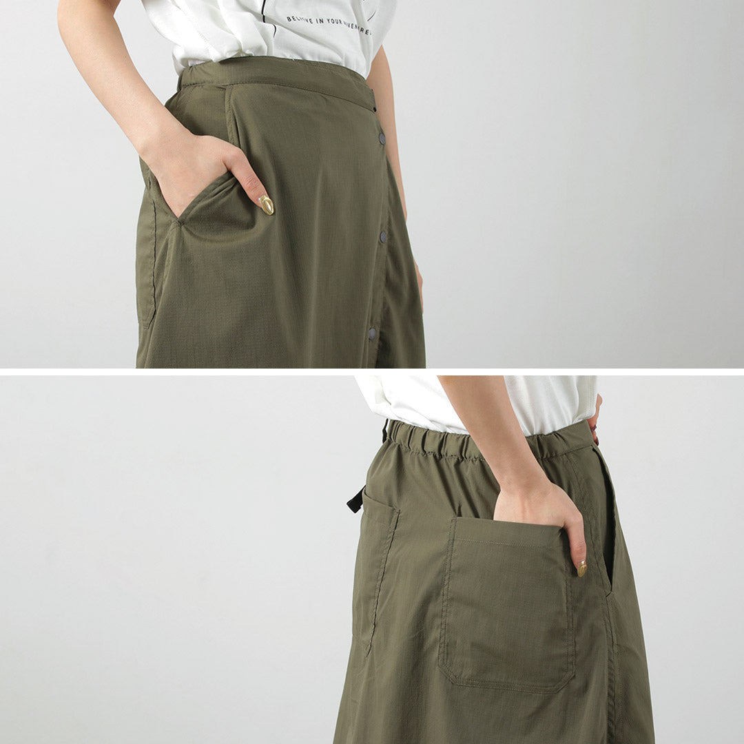 【30%OFF】NANGA(ナンガ) ヒノック リップストップ ラップ スカート