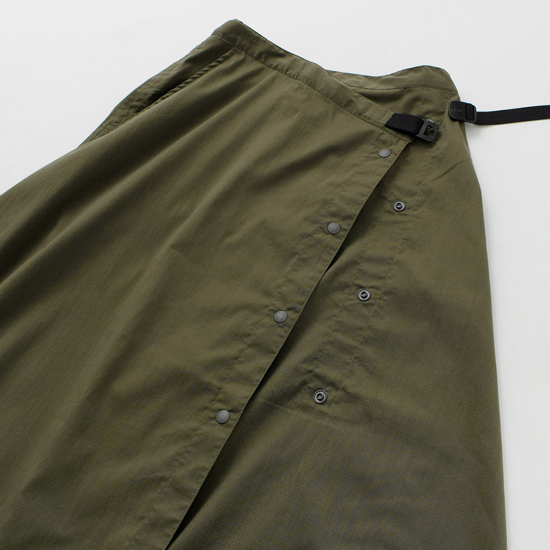 【30%OFF】NANGA(ナンガ) ヒノック リップストップ ラップ スカート