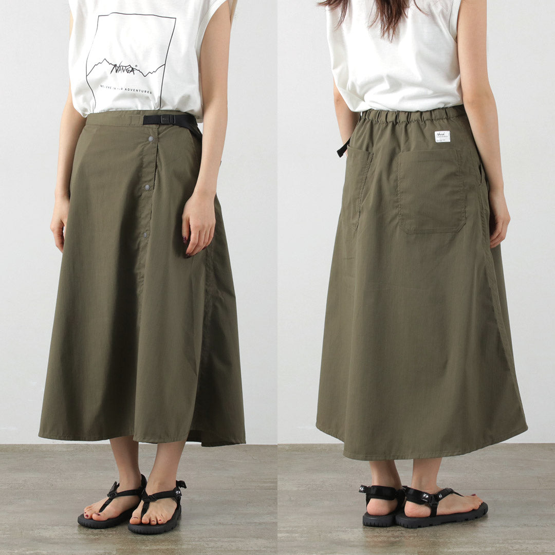 【30%OFF】NANGA(ナンガ) ヒノック リップストップ ラップ スカート
