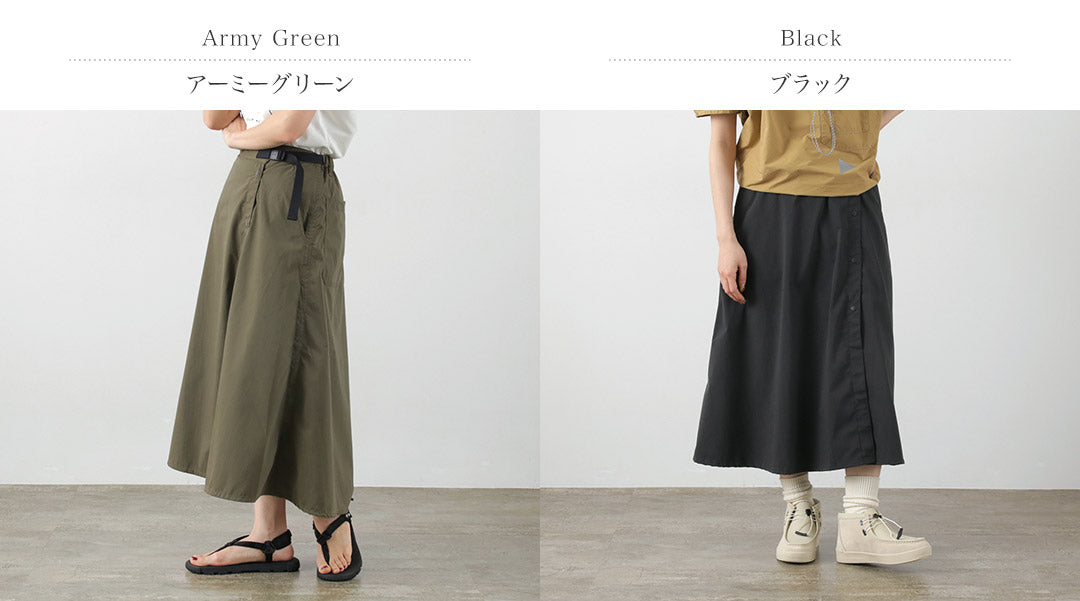 【30%OFF】NANGA(ナンガ) ヒノック リップストップ ラップ スカート