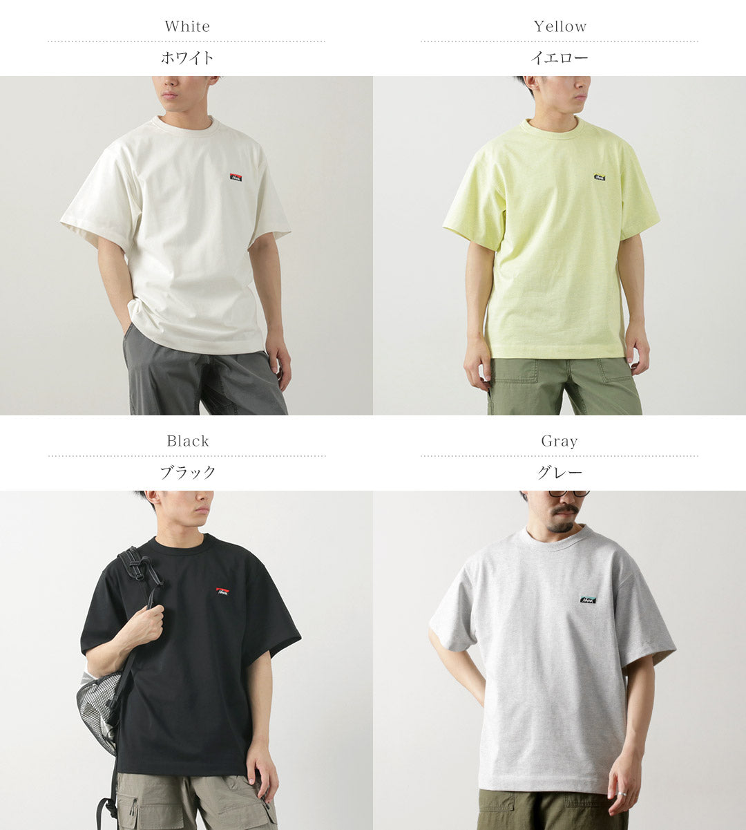 NANGA(ナンガ) エコハイブリッド ボックスロゴ エンブロイダリー Tシャツ