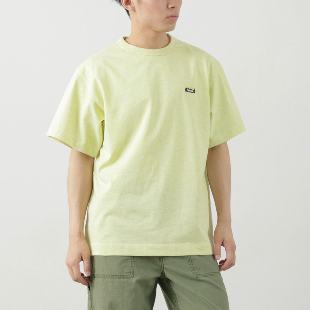 NANGA(ナンガ) エコハイブリッド ボックスロゴ エンブロイダリー Tシャツ