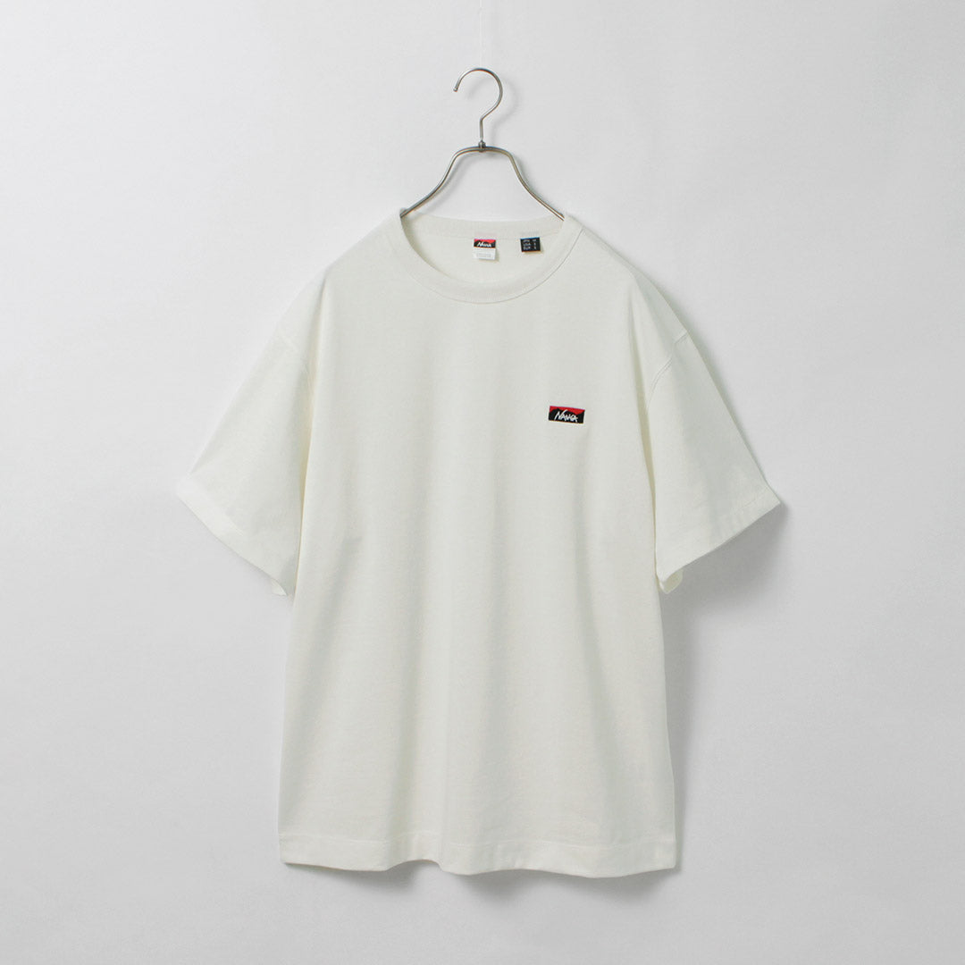 NANGA(ナンガ) エコハイブリッド ボックスロゴ エンブロイダリー Tシャツ