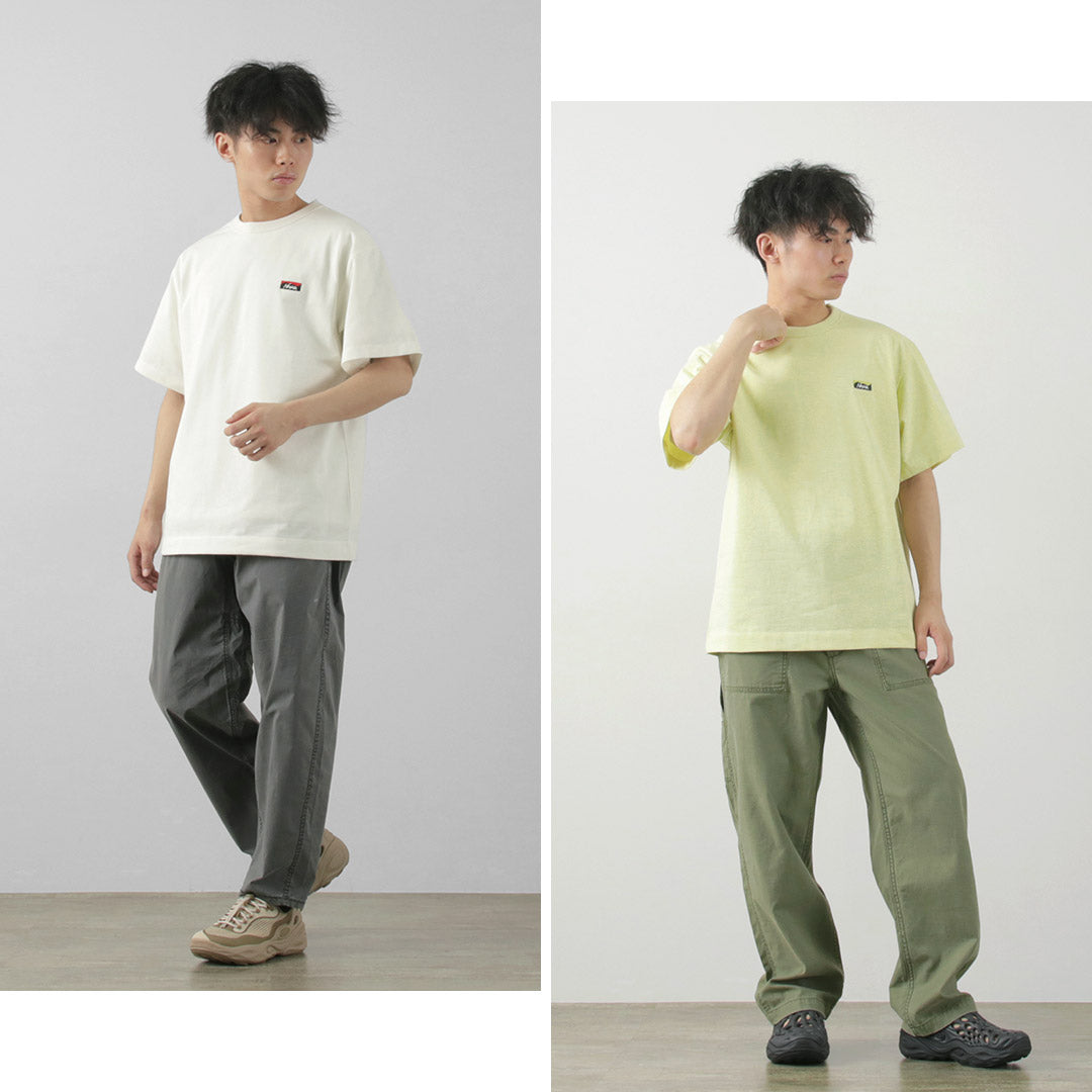 NANGA(ナンガ) エコハイブリッド ボックスロゴ エンブロイダリー Tシャツ