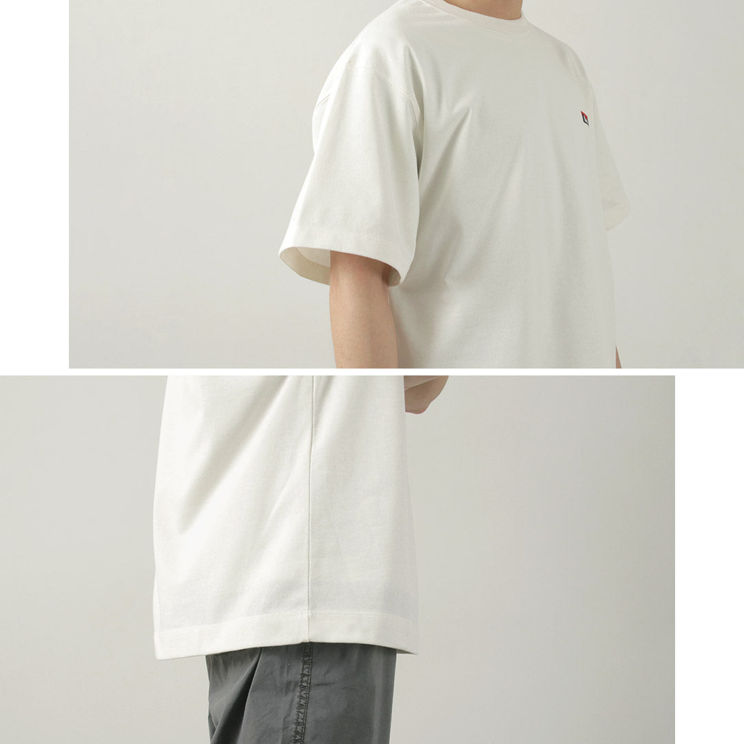 NANGA(ナンガ) エコハイブリッド ボックスロゴ エンブロイダリー Tシャツ