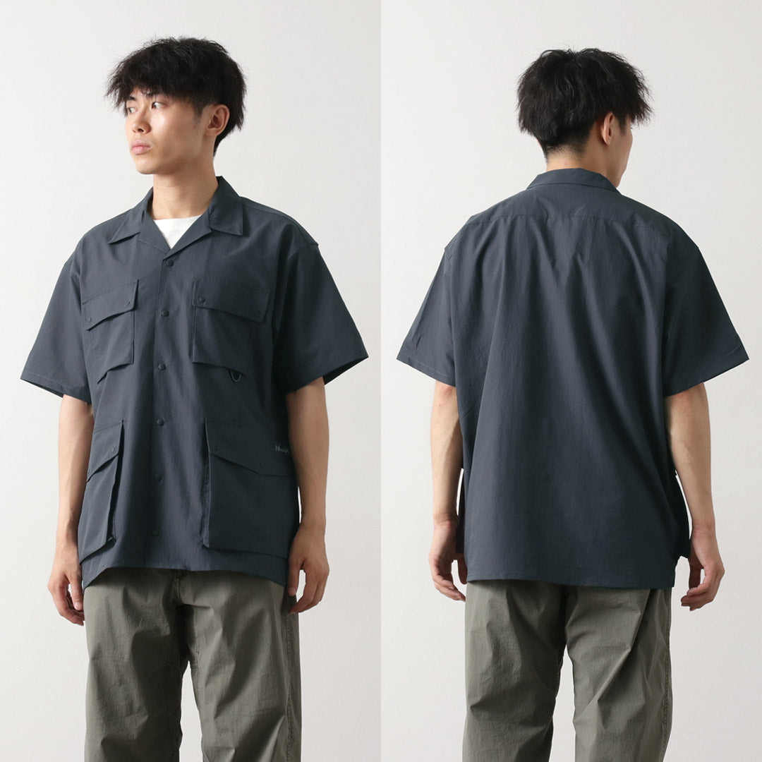 NANGA(ナンガ) ドットエア ユーティリティー ポケット ショートスリーブシャツ