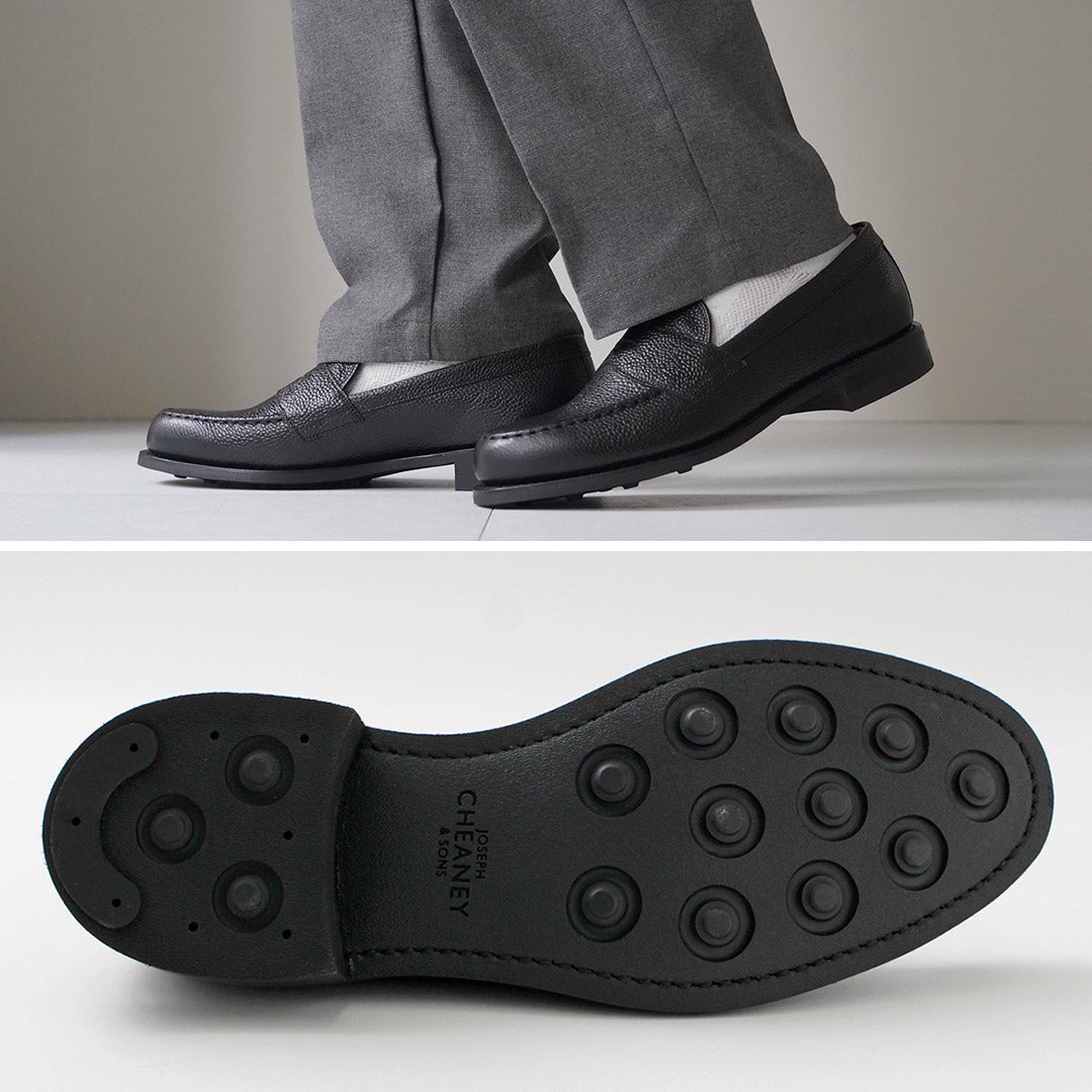 JOSEPH CHEANEY(ジョセフチーニー) ハワード R コインローファー グレインカーフ