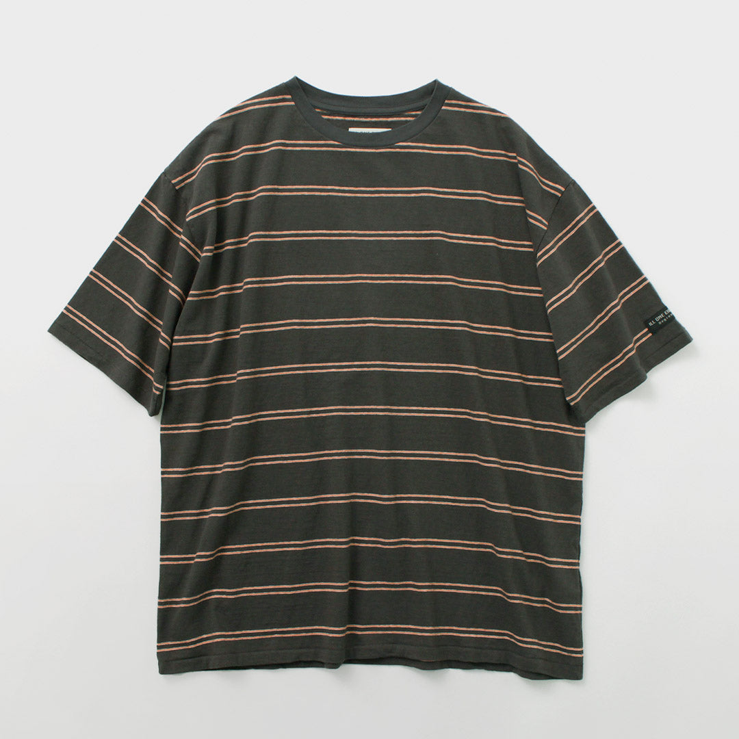 【30%OFF】ILL ONE EIGHTY(イルワンエイティー) レトロ ボーダーTシャツ