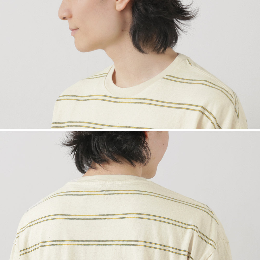 【30%OFF】ILL ONE EIGHTY(イルワンエイティー) レトロ ボーダーTシャツ