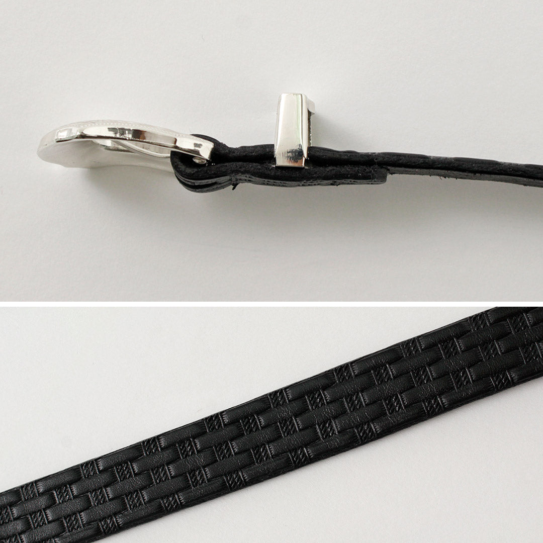 TORY LEATHER(トリーレザー) 3/4インチ ウエスタンベルト バスケットウィーブ