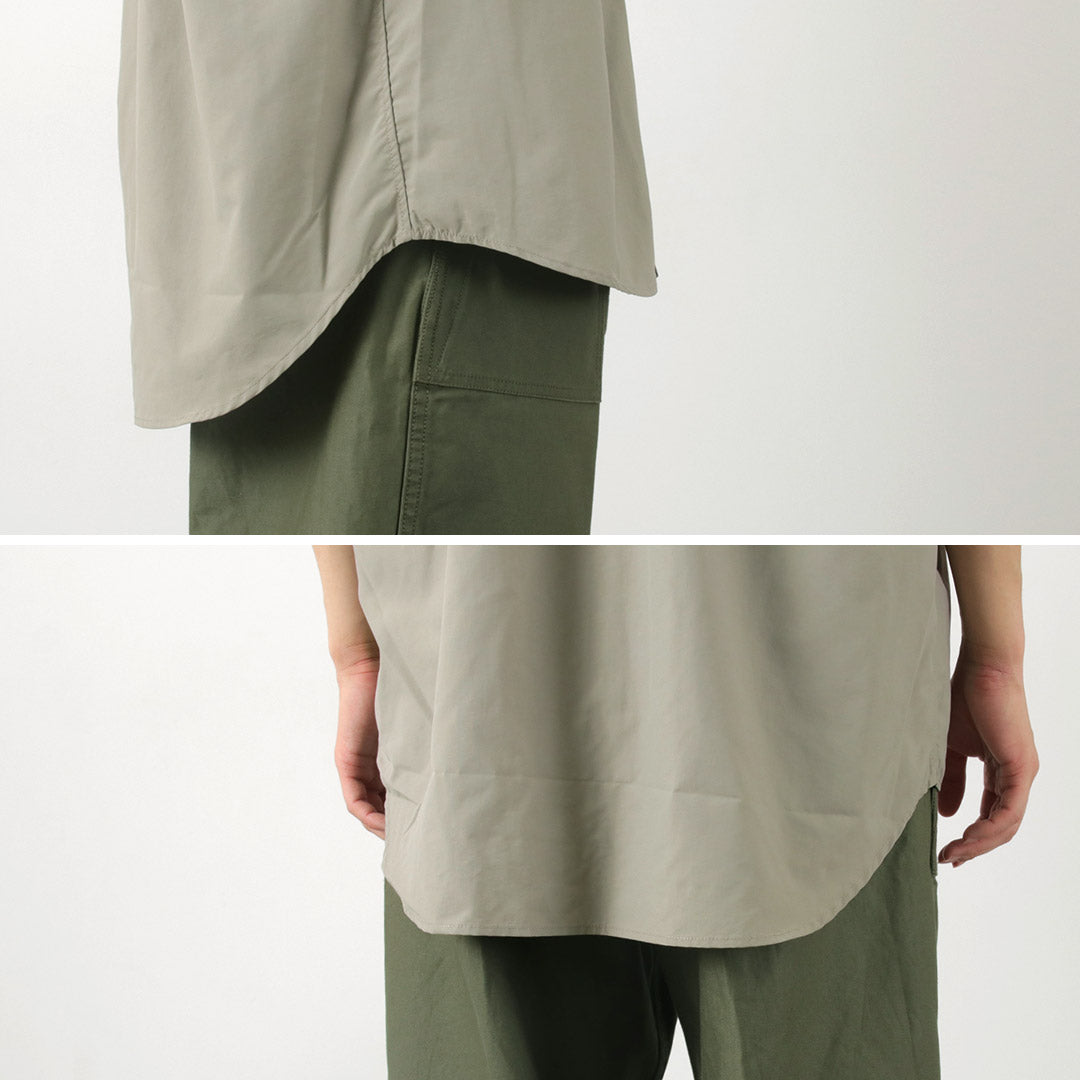 BURLAP OUTFITTER(バーラップアウトフィッター) 7分袖 バンドカラー シャツ