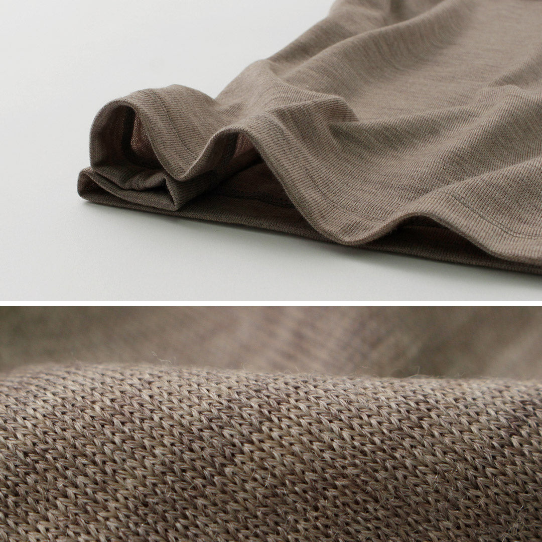 BURLAP OUTFITTER(バーラップアウトフィッター) ショートスリーブ メリノウール ポケットTシャツ