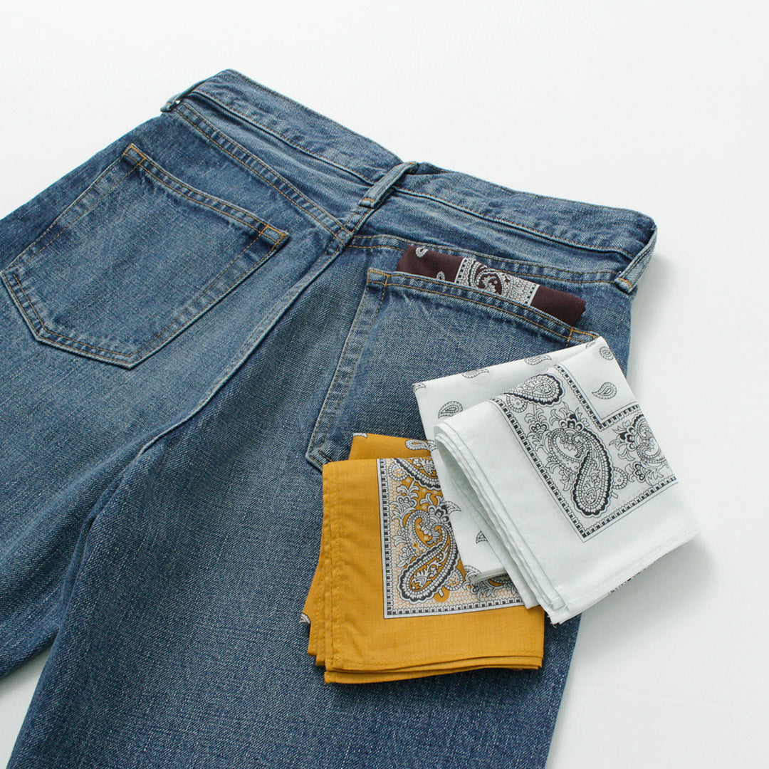 GLARNER TUECHLI(グラルナーチューヒリ) コットン ペイズリー バンダナ