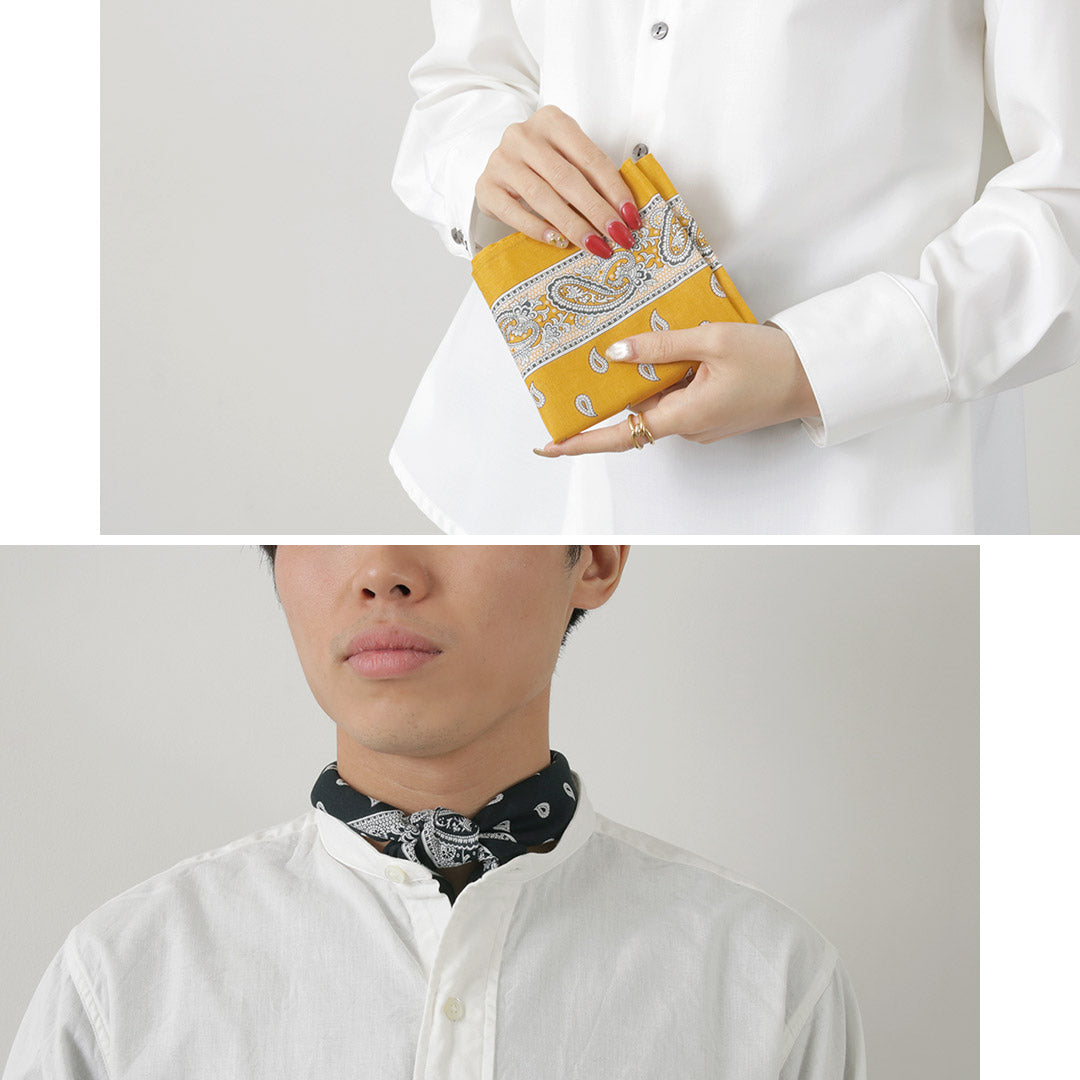 GLARNER TUECHLI(グラルナーチューヒリ) コットン ペイズリー バンダナ