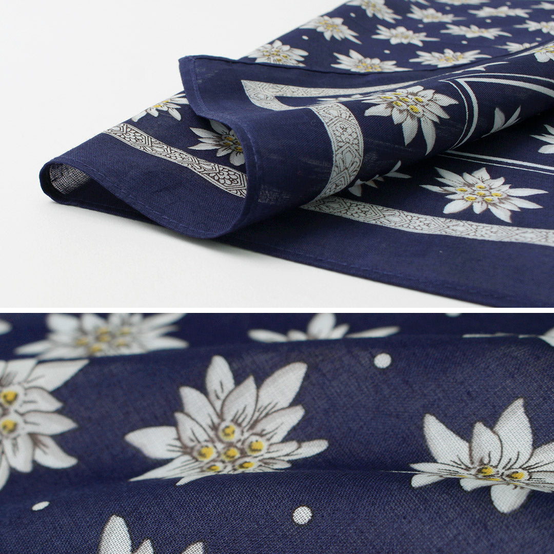 GLARNER TUECHLI(グラルナーチューヒリ) コットン エーデルワイス バンダナ