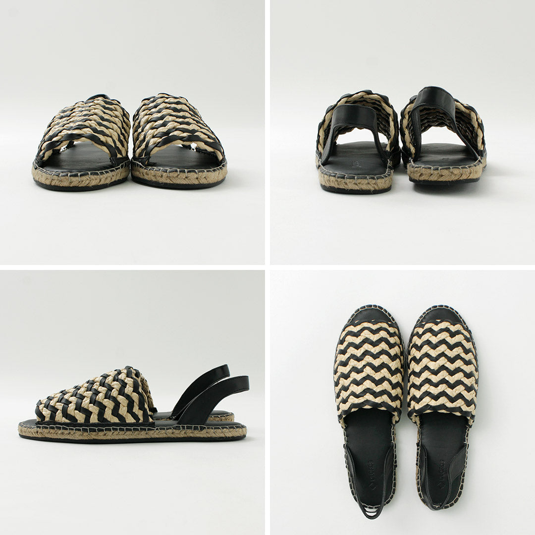 【30%OFF】D’LORDS(ディローズ) スリングバック エスパドリーユ