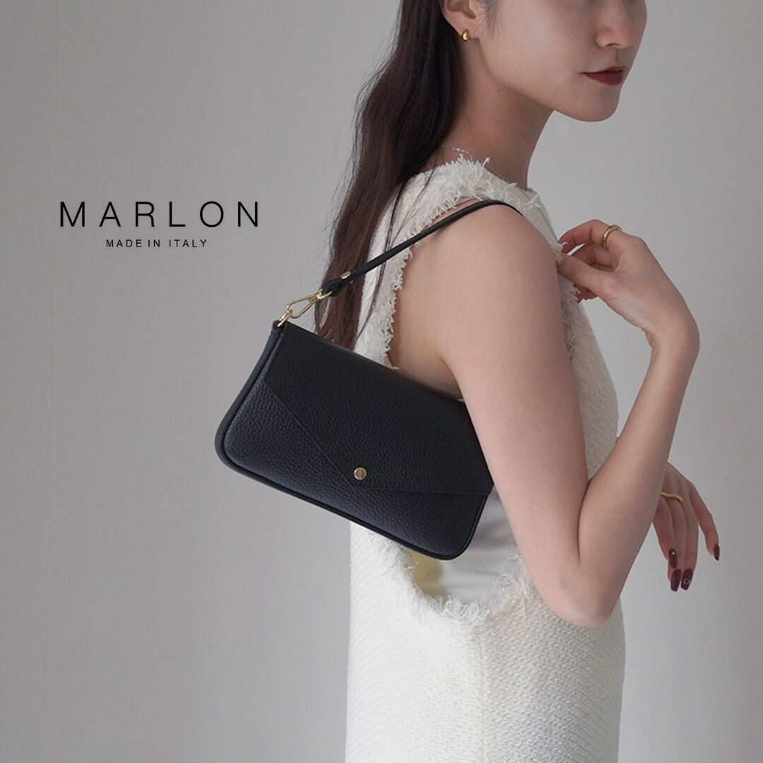 MARLON(マーロン) レザー バゲットバッグ