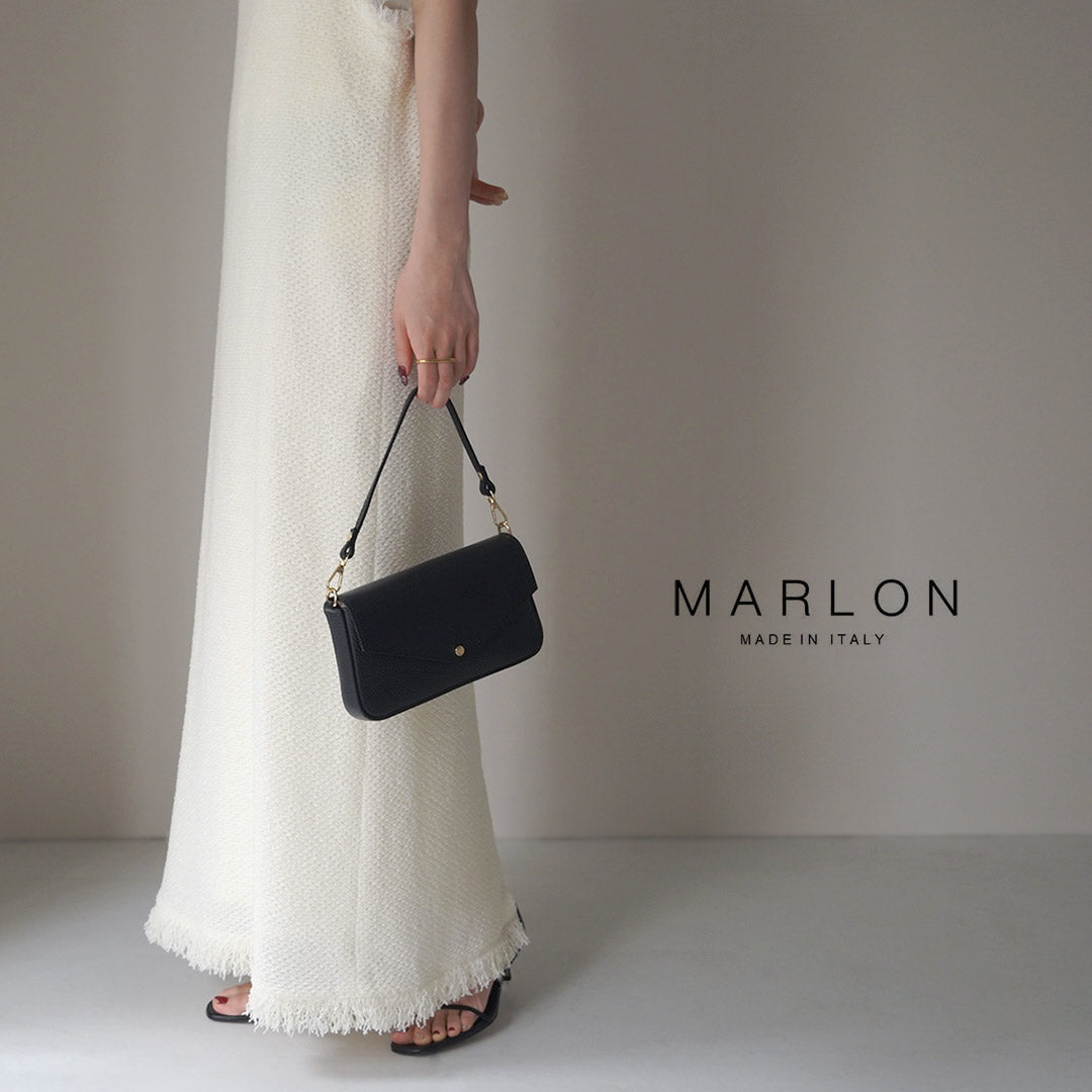 MARLON(マーロン) レザー バゲットバッグ