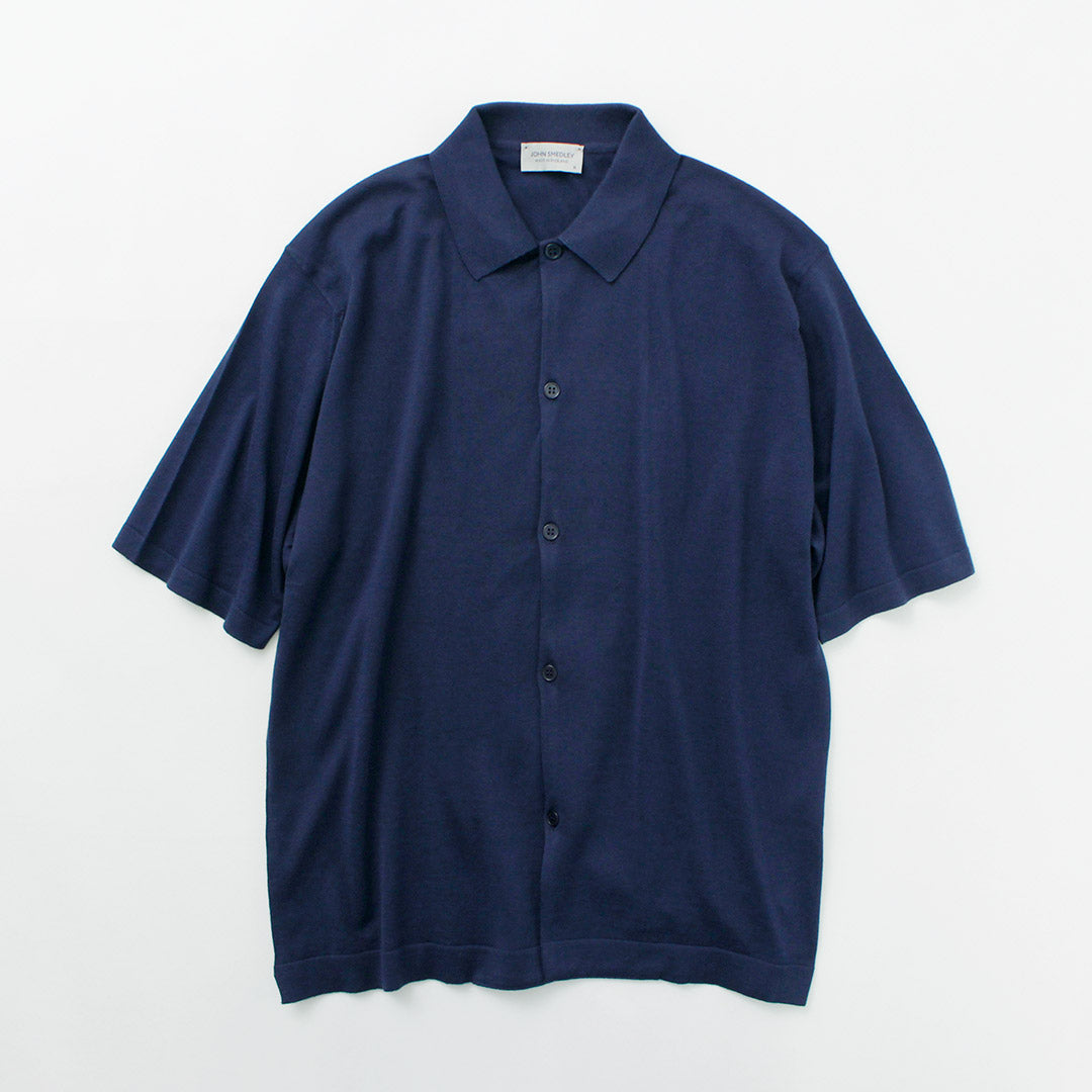 JOHN SMEDLEY(ジョンスメドレー) シーアイランドコットン 30ゲージ ニットシャツ