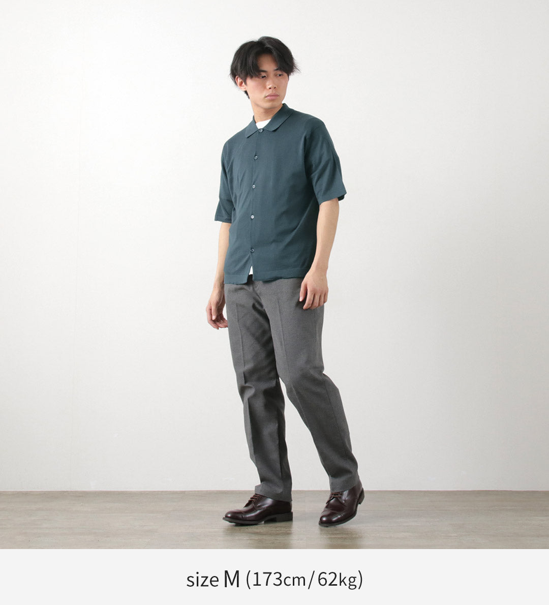 JOHN SMEDLEY(ジョンスメドレー) シーアイランドコットン 30ゲージ ニットシャツ
