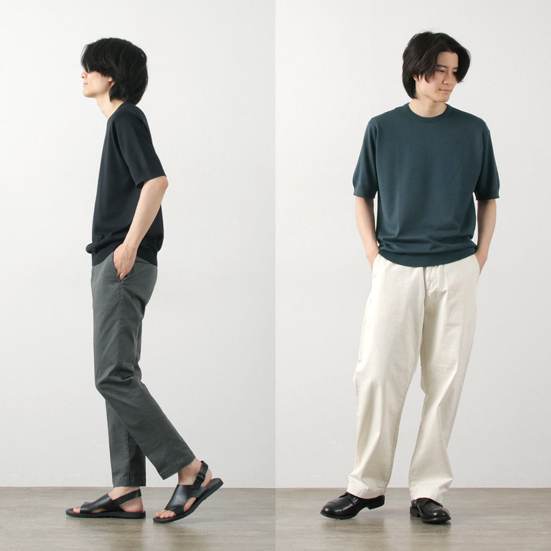 JOHN SMEDLEY(ジョンスメドレー) シーアイランドコットン 30ゲージ クルーネック ニット