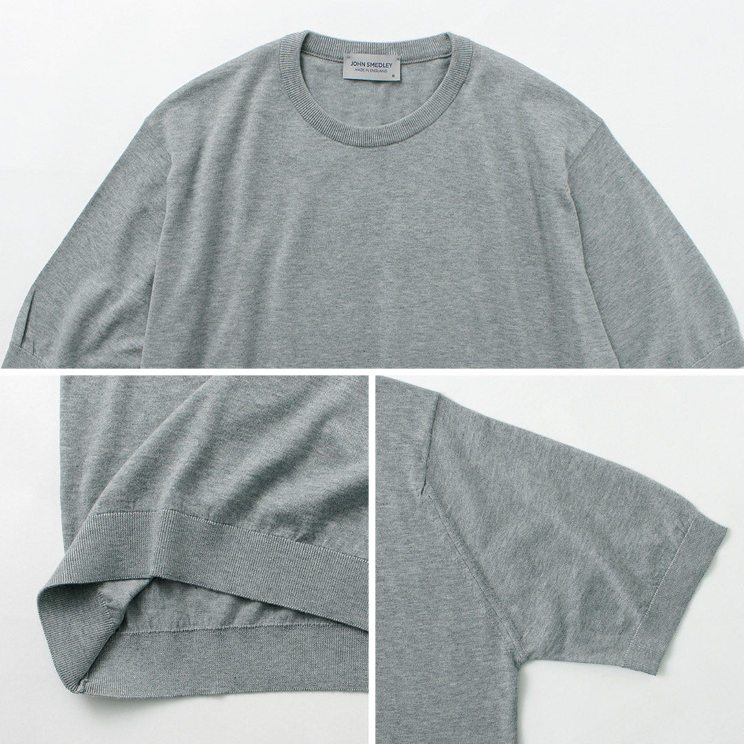 JOHN SMEDLEY(ジョンスメドレー) シーアイランドコットン 30ゲージ クルーネック ニット