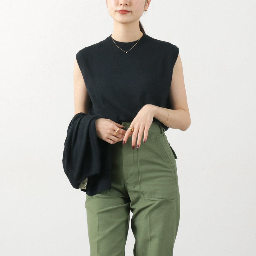 【50%OFF】JOHN SMEDLEY(ジョンスメドレー) シーアイランドコットン 24ゲージ ノースリーブ ニット