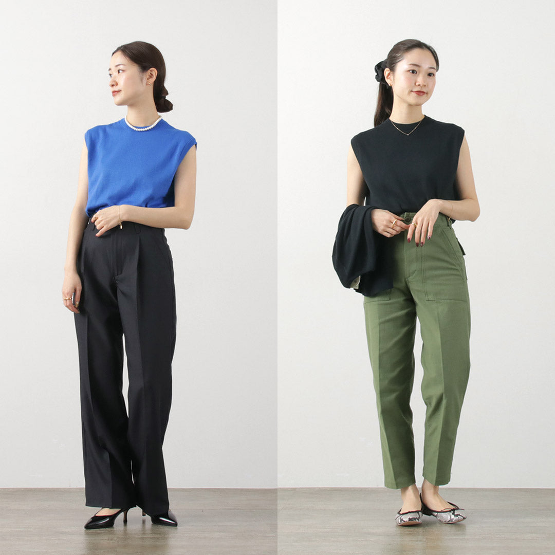 【50%OFF】JOHN SMEDLEY(ジョンスメドレー) シーアイランドコットン 24ゲージ ノースリーブ ニット