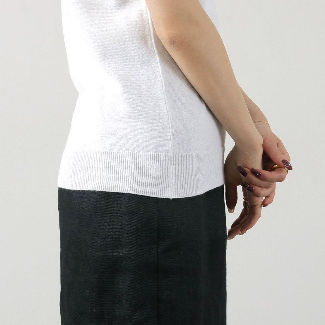 【50%OFF】JOHN SMEDLEY(ジョンスメドレー) シーアイランドコットン 24ゲージ ノースリーブ ニット