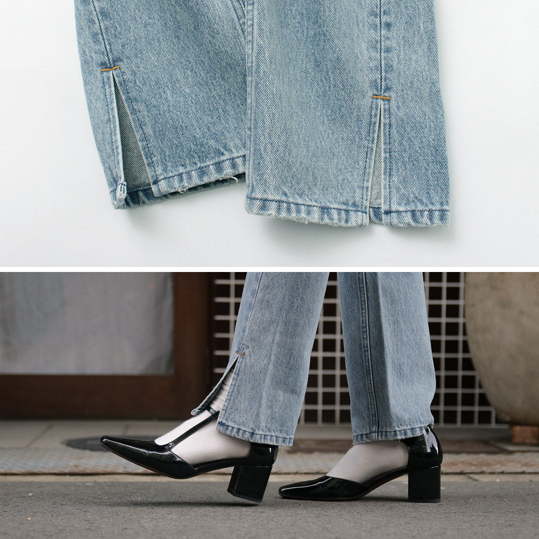 【50%OFF】WOADBLUE(ウォードブルー) 157 スリットストレートパンツ
