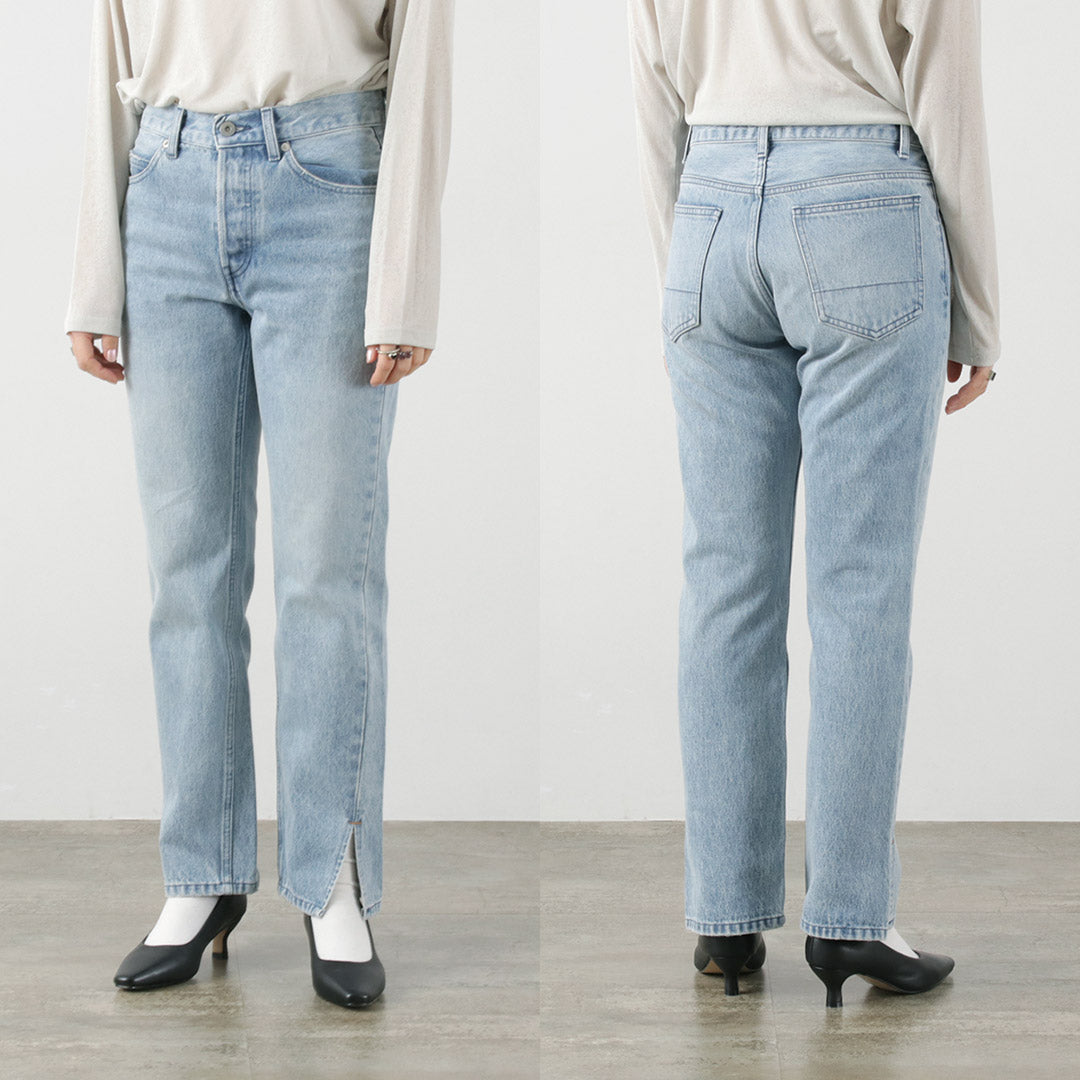 【50%OFF】WOADBLUE(ウォードブルー) 157 スリットストレートパンツ