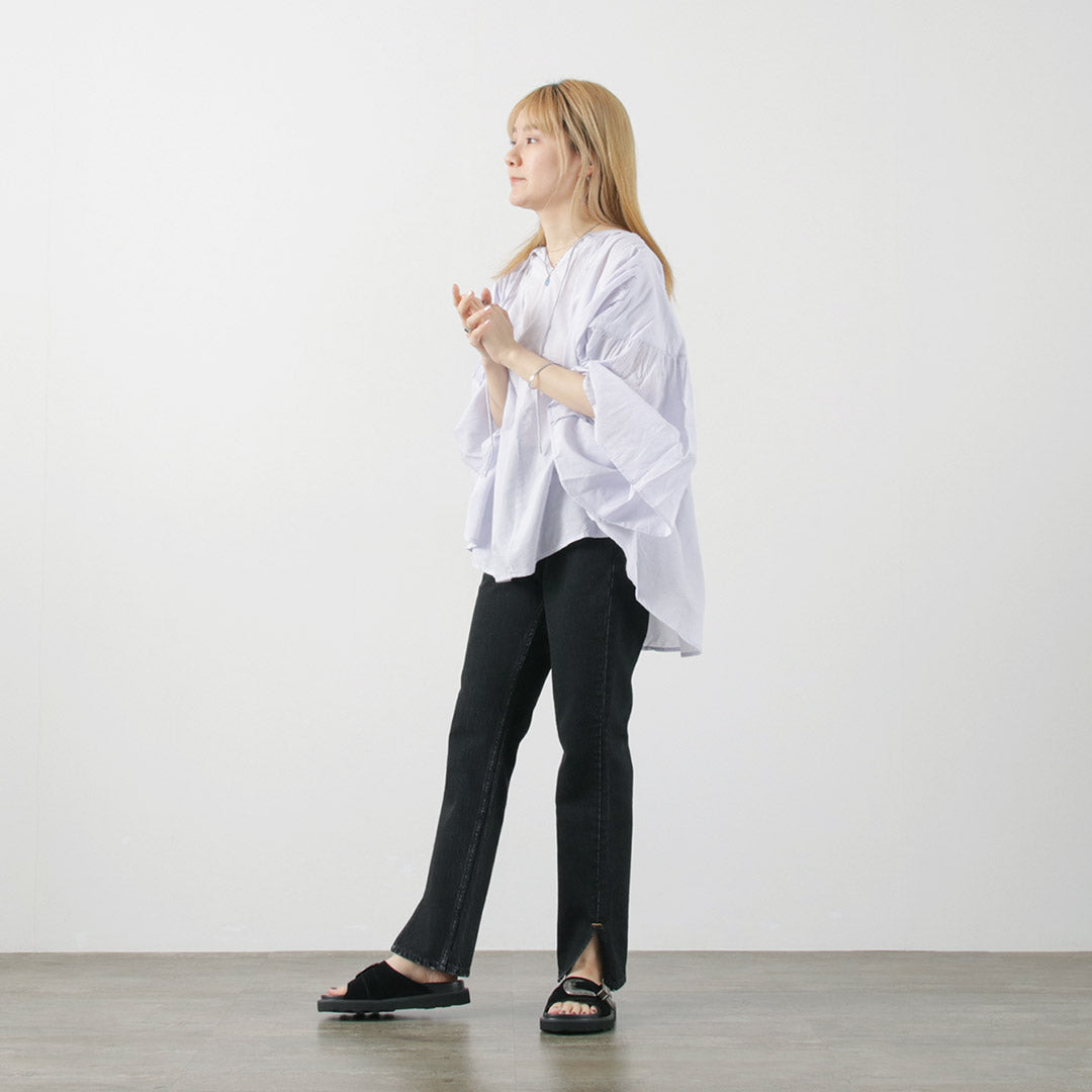 【50%OFF】WOADBLUE(ウォードブルー) 157 スリットストレートパンツ