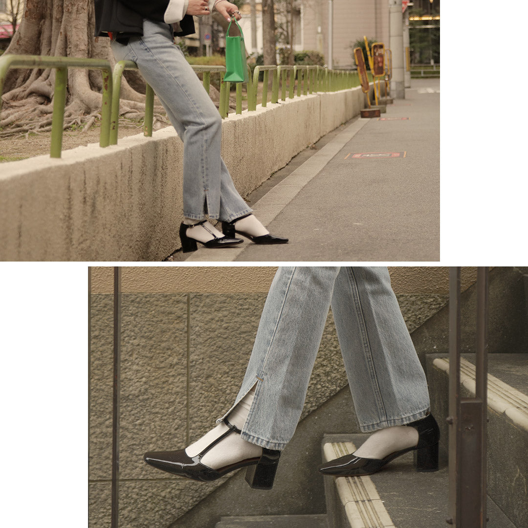 【50%OFF】WOADBLUE(ウォードブルー) 157 スリットストレートパンツ