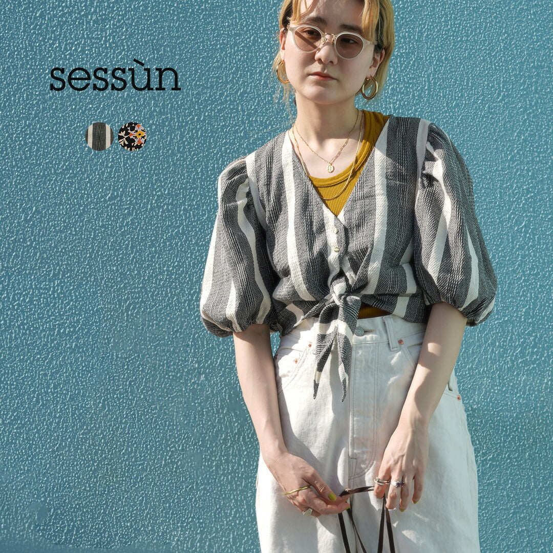 【50%OFF】SESSUN(セッスン) AUREA クロップドカーディガン