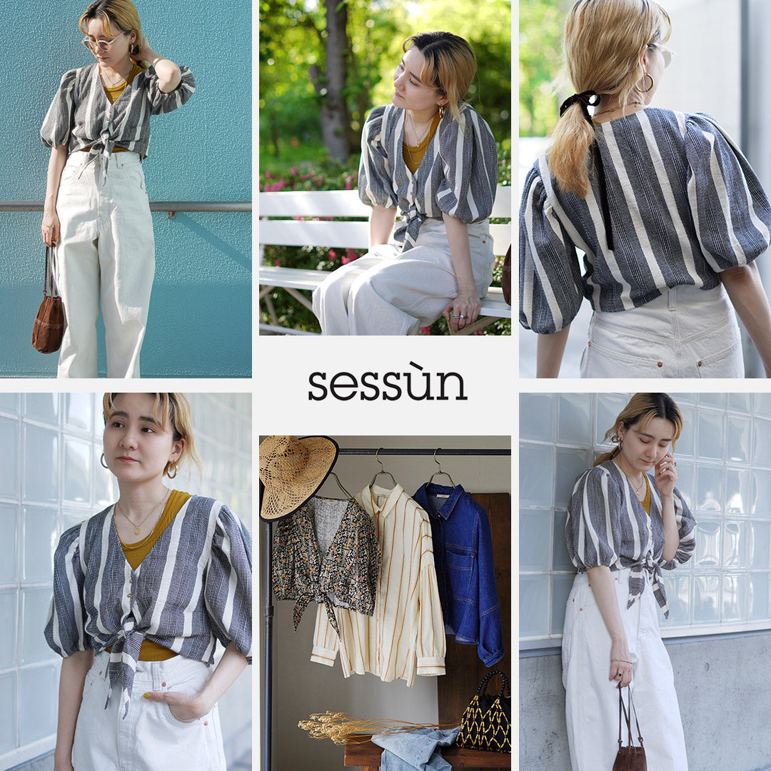 【50%OFF】SESSUN(セッスン) AUREA クロップドカーディガン