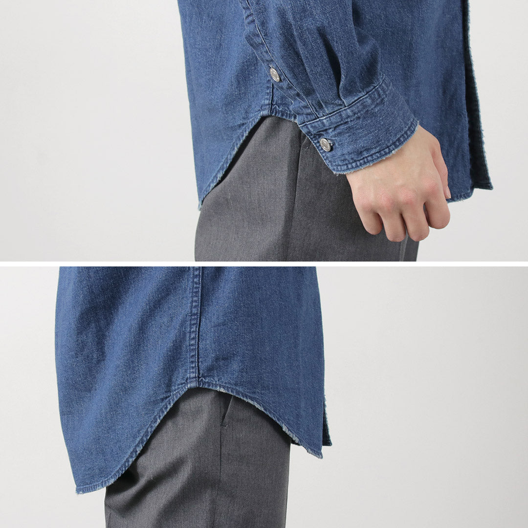 【50%OFF】FREEMANS SPORTING CLUB(フリーマンズ スポーティング クラブ) グレートジョーンズ デニムシャツ