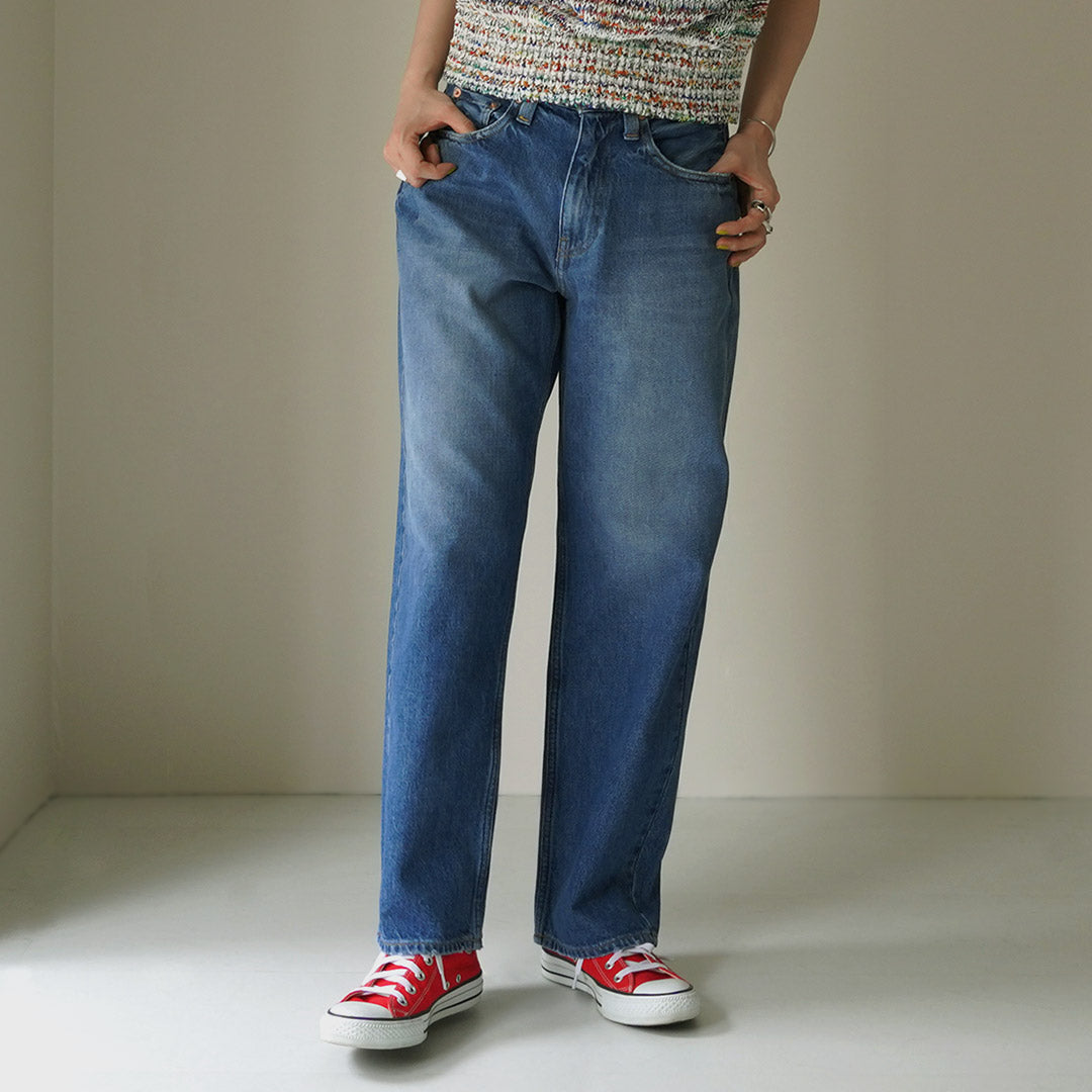 【30%OFF】RED CARD(レッドカード) Bird ワイドストレートデニム