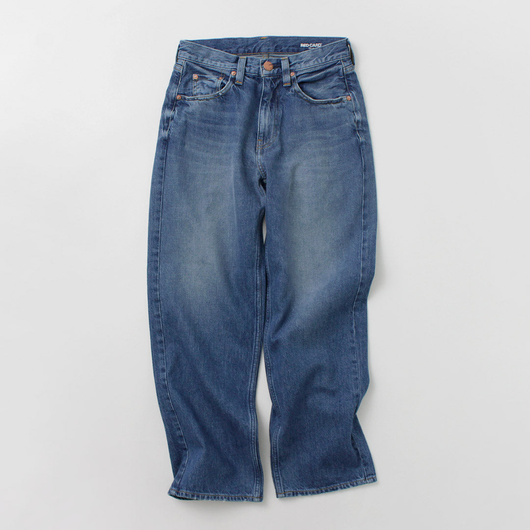 【30%OFF】RED CARD(レッドカード) Bird ワイドストレートデニム