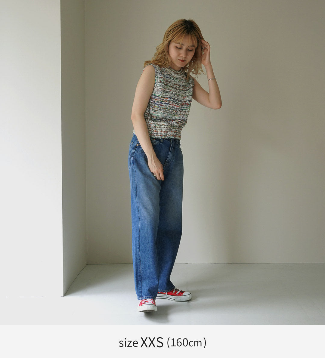 【30%OFF】RED CARD(レッドカード) Bird ワイドストレートデニム