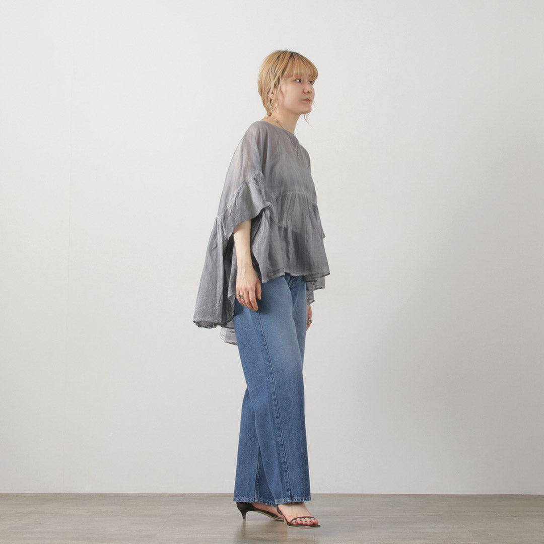 【30%OFF】RED CARD(レッドカード) Bird ワイドストレートデニム