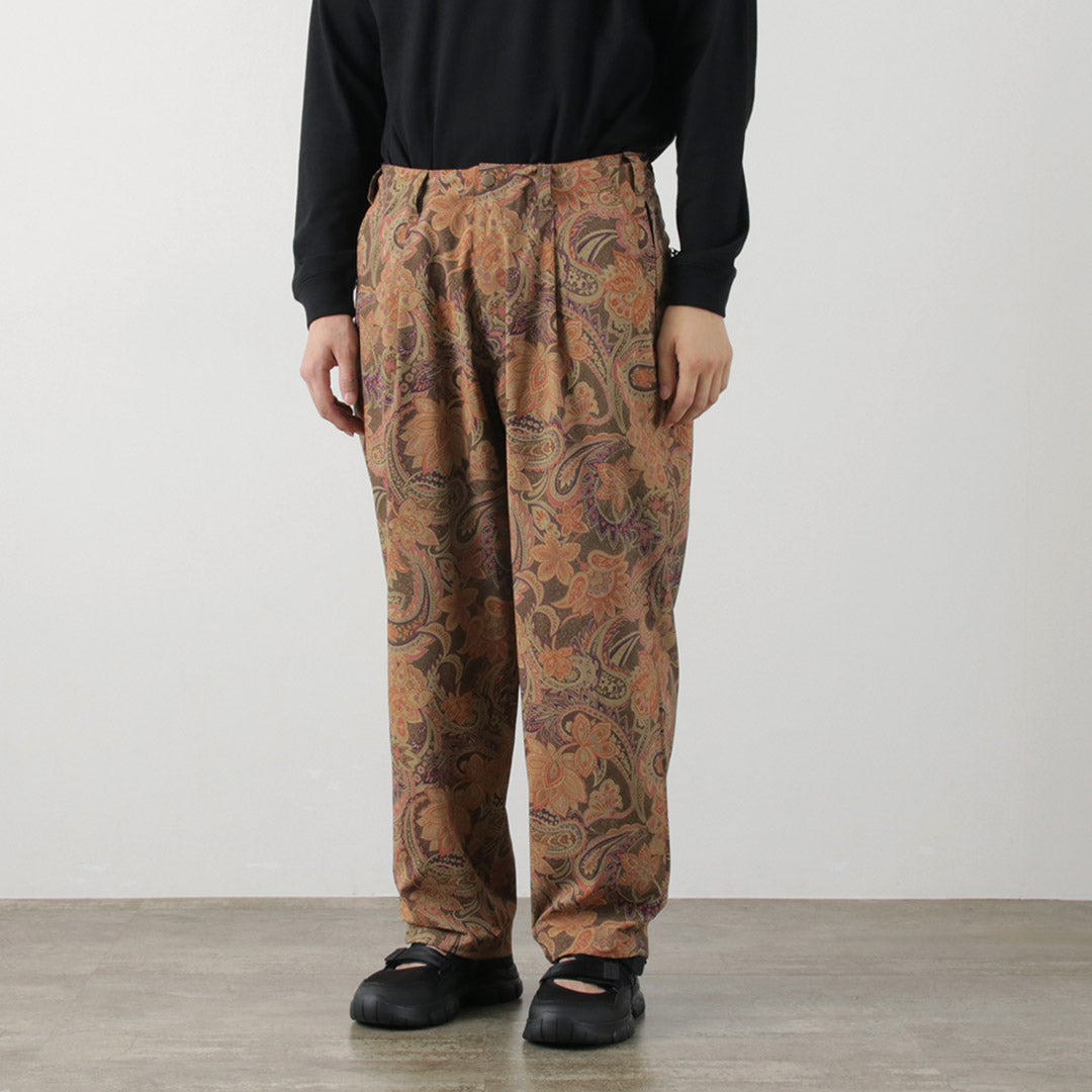 【50%OFF】JUGEM(ジュゲム) オールラウンド プリント 1P トラウザー