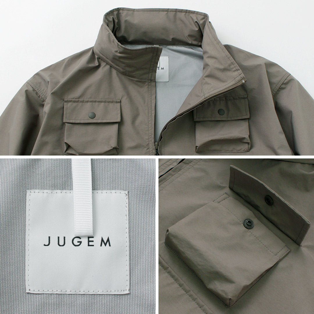 【50%OFF】JUGEM(ジュゲム) ショート ユーティリティー シェルブルゾン