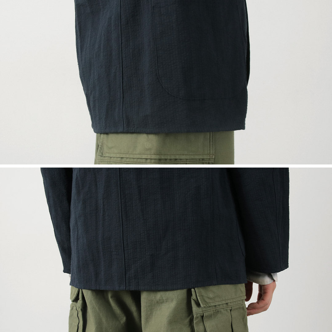 【30%OFF】FUJITO(フジト) ナウン ジャケット コットンリネンシアサッカー
