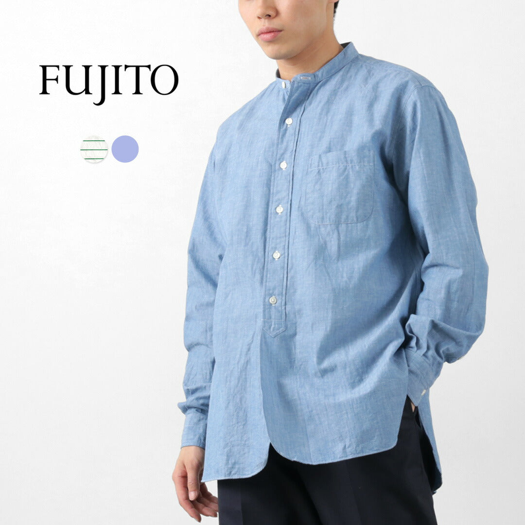 【30%OFF】FUJITO(フジト) オフィサーシャツ
