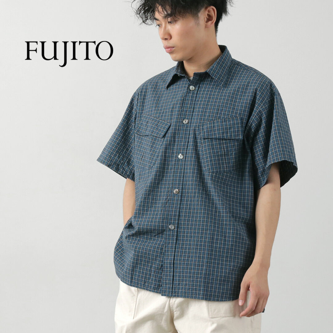 【30%OFF】FUJITO(フジト) 半袖 ファティーグシャツ