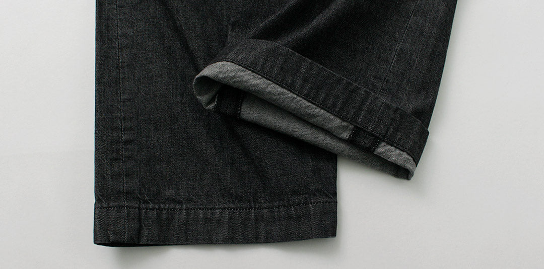 【50%OFF】FUJITO(フジト) 2タック トラウザー ライトオンスデニム