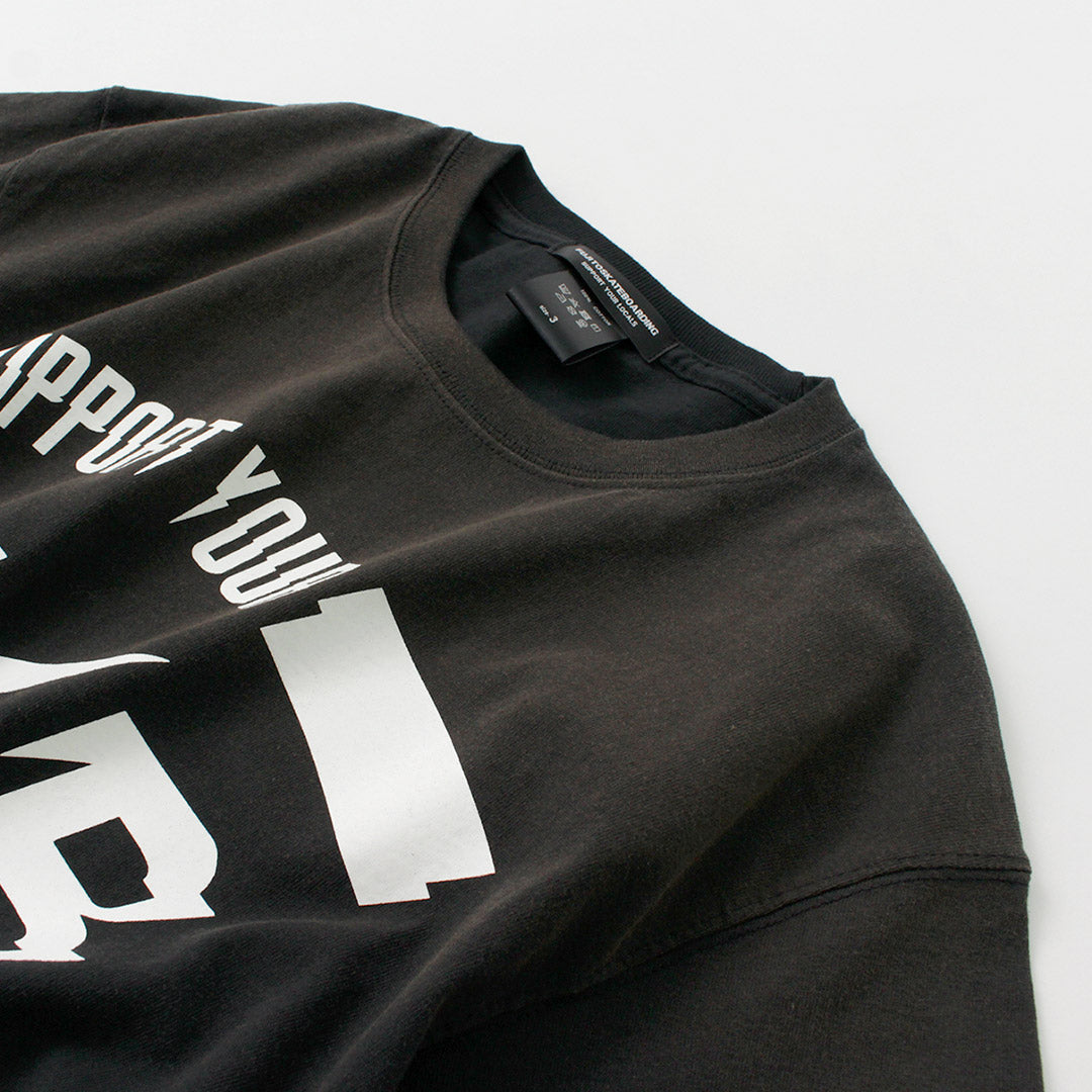 【50%OFF】FUJITO(フジト) 別注 ショートスリーブTシャツ インパルスロゴ ヴィンテージ加工